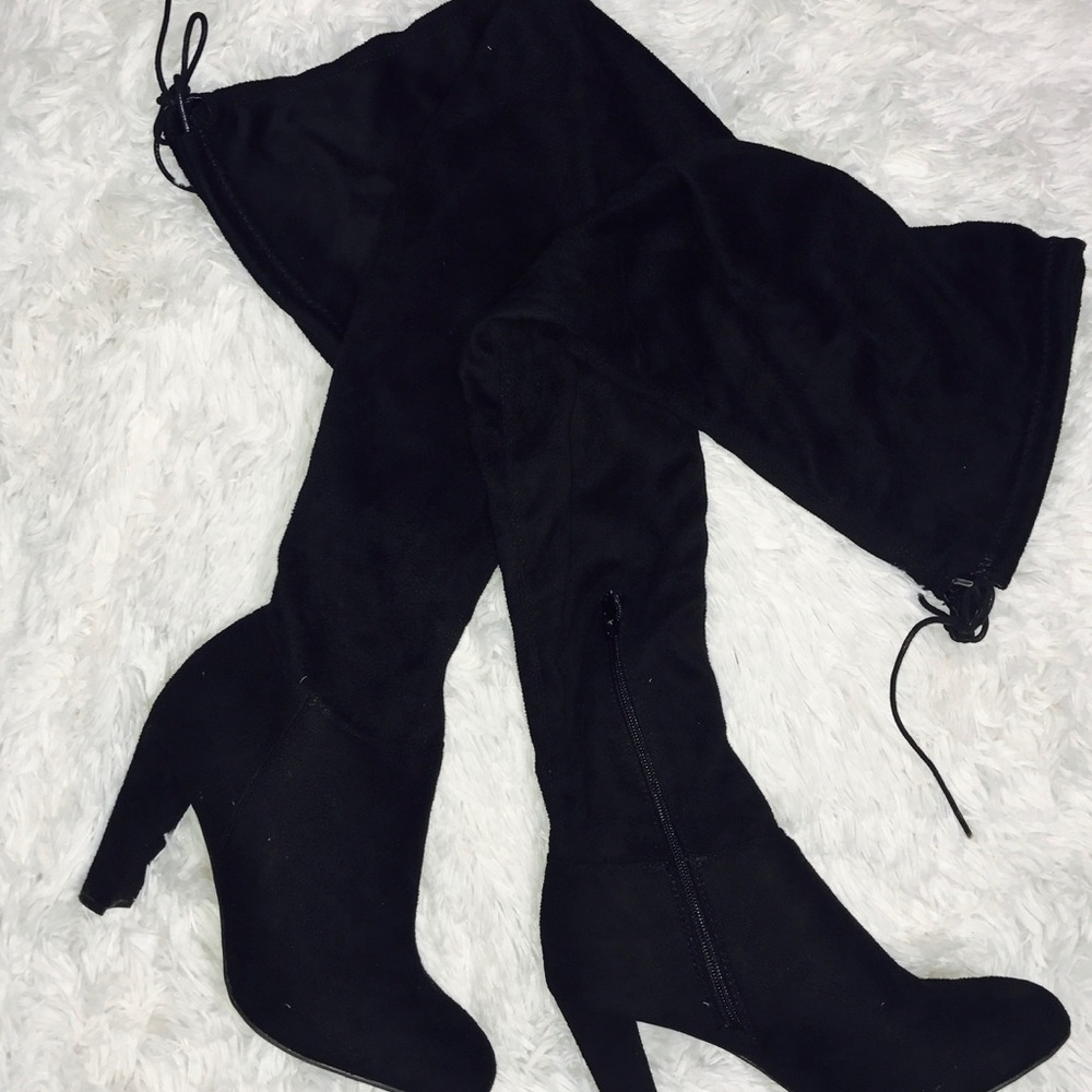 Thigh High Suede Boots